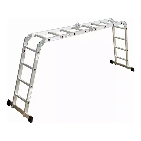 Escalera Andamio Aluminio Multifuncion 150kg 4,7m Barril