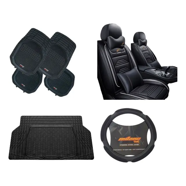 Set Cubre Asientos Y Volante Jmc Touring School Bus