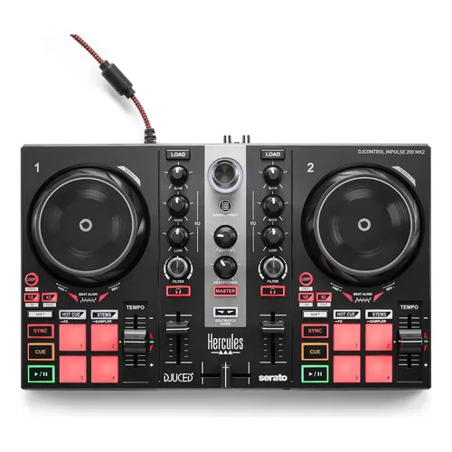 Controlador Dj Numark Mixtrack Pro Fx Com 2 Decks E Mixer Preto