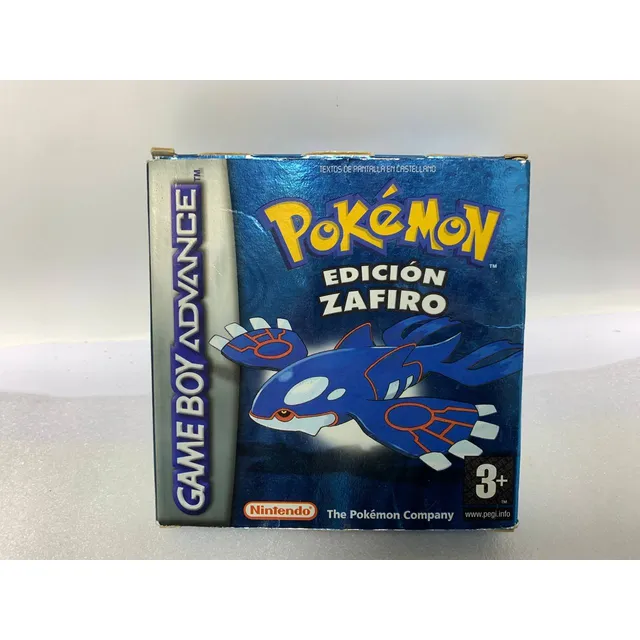 Pokemon Zafiro En Español Caja Y Juego Gameboy Advance Gba