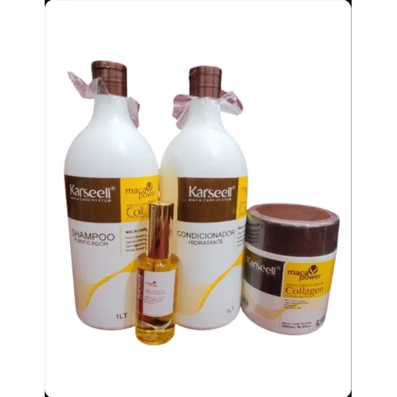 Pack Cuidado Karseell Shampoo Acondicionador Máscara Aceite