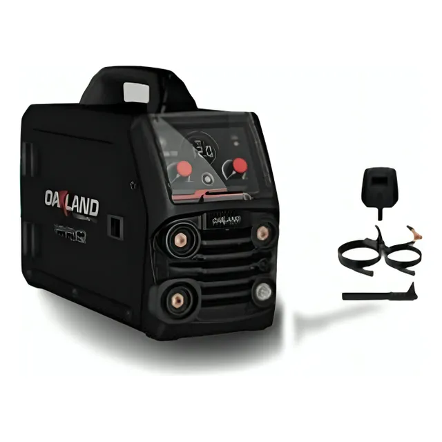 Soldadora Pro Inverter Microalámbre Oakland Mig-130ipro Color Negro
