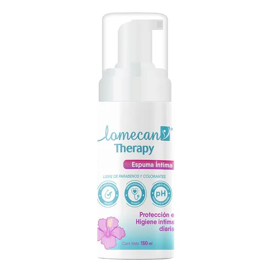 Espuma Íntima Higiene Diaria Lomecan V Therapy 150 Ml