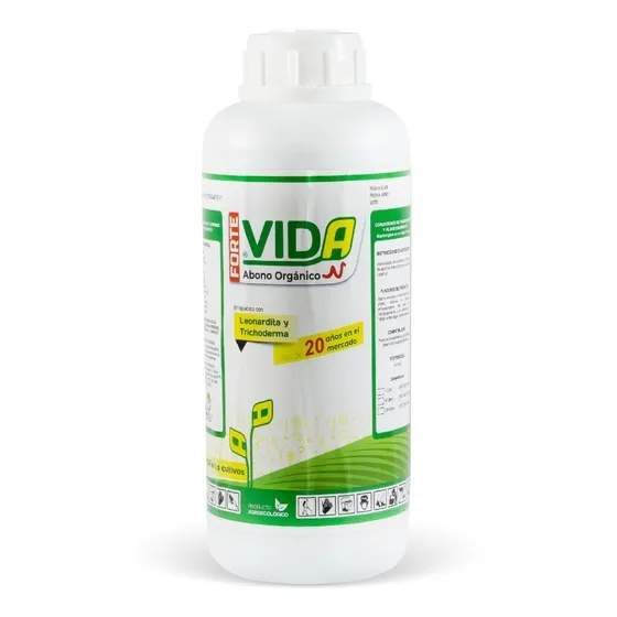 Abono Foliar Organico Vida Forte X 1 L Uso Agicola