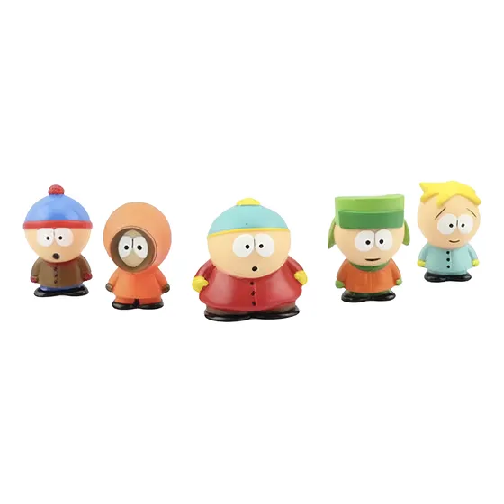 Set 5 Mini Figuras South Park Eric Kenny Kyle Stan Butters