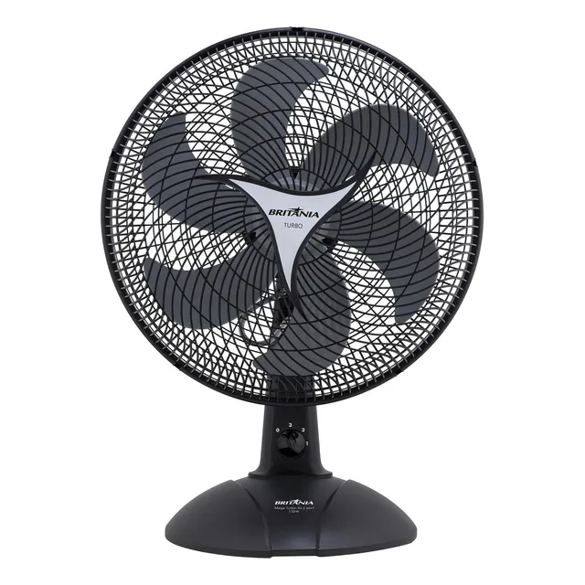 Ventilador De Coluna Mega Turbo 40 Preto 135W Britânia 220v