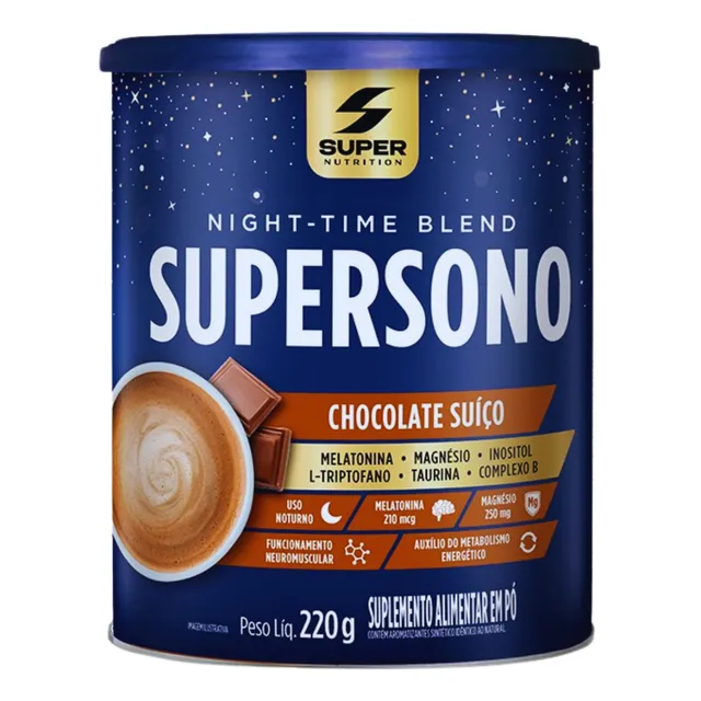 Supersono Melatonina Triptofano Inositol Choc Suiço 220g