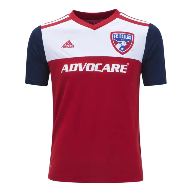 Camisa Oficial adidas Fc Dallas Mls Para Niños