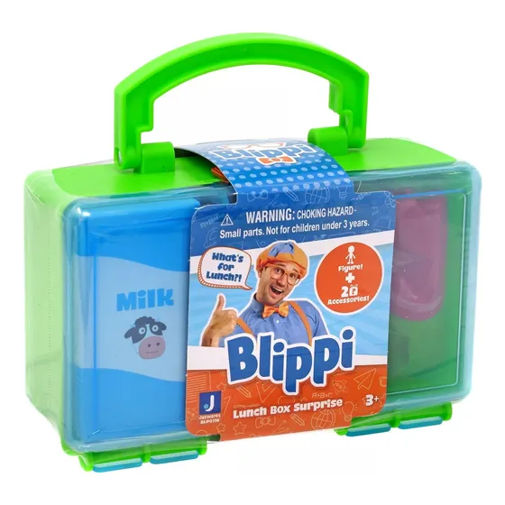 Blippi Lunch Box Surprise Figura Y Accesorios Sorpresa