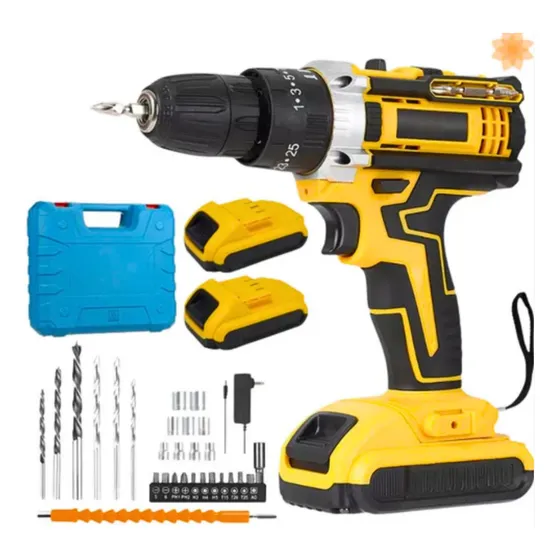 Kit Taladro Inalámbrico 28v 2 Baterías Recargables + Maletín