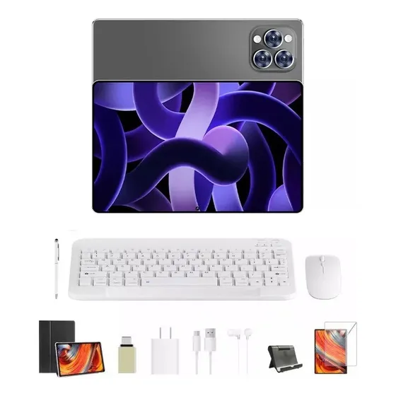 Pro12 Tablet 512gb+12gb Ram Android 13 Con Teclado