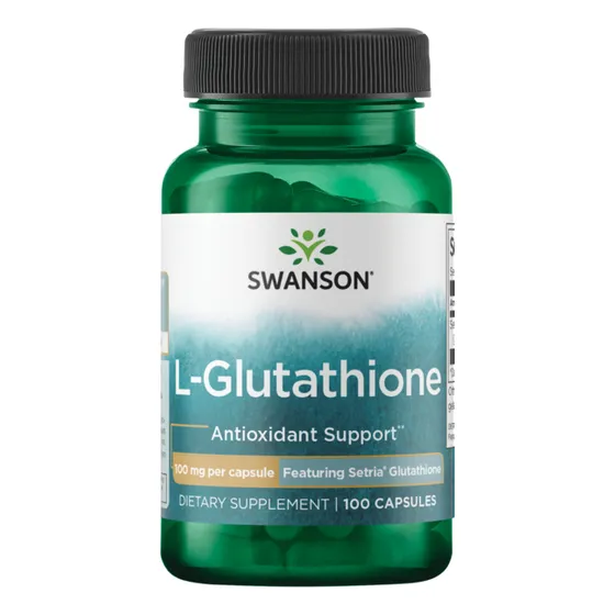 Swanson Suplemento de L-glutatión, 100mg por cápsula, 100 cápsulas para 3 meses