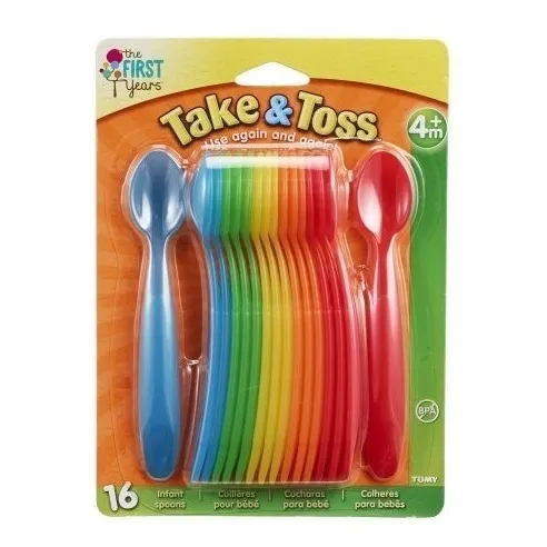 Juego De Cucharillas Para Bebes 16  Piezas - Take & Toss