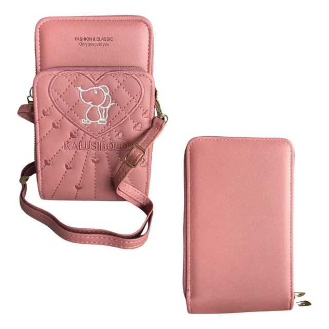 Portacelular Bandolero Monedero Cartera Elegante Mujer Dama