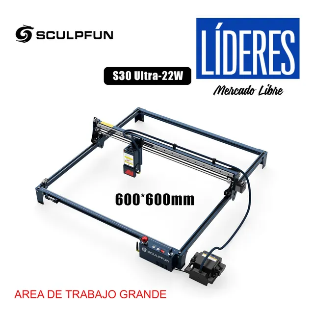 Sculpfun S30 Ultra 22w Grabador Y Cortador Laser Gran Tamaño