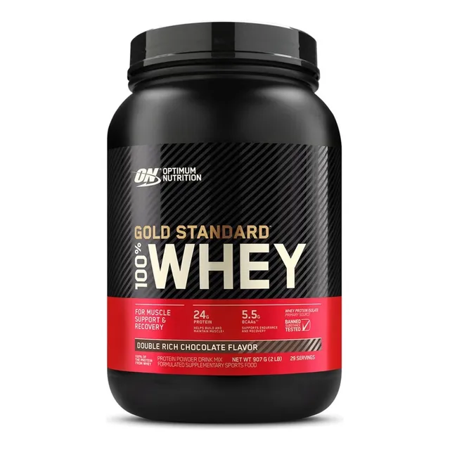 Whey Gold Standard Optimum Nutrition 907g Sabor Chocolate