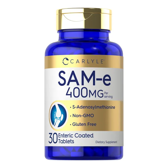 Suplemento Carlyle Sam-e 400 Mg De S-adenosilmetionina 30 Ta