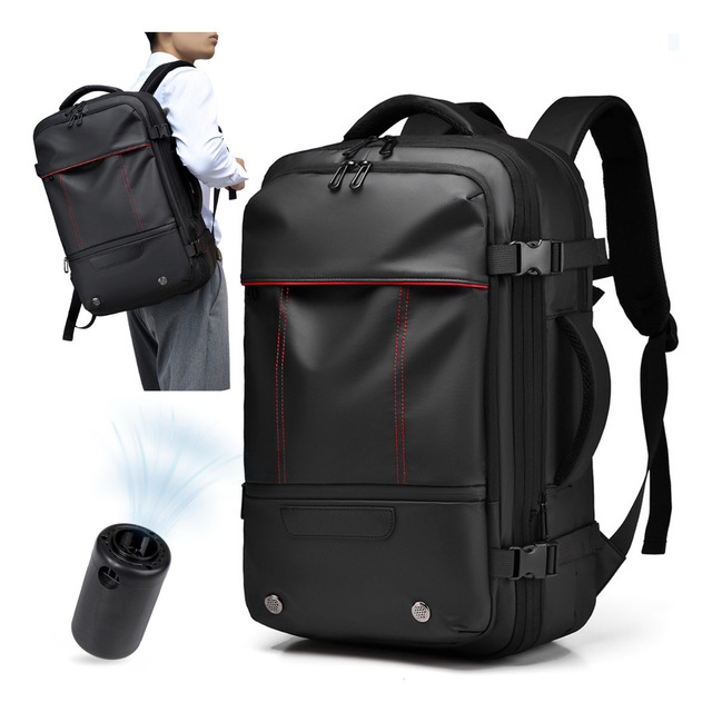 Mochila Viagem Executiva A Vácuo Notebook Bordo Expansível Compressão Ar Utilizzei