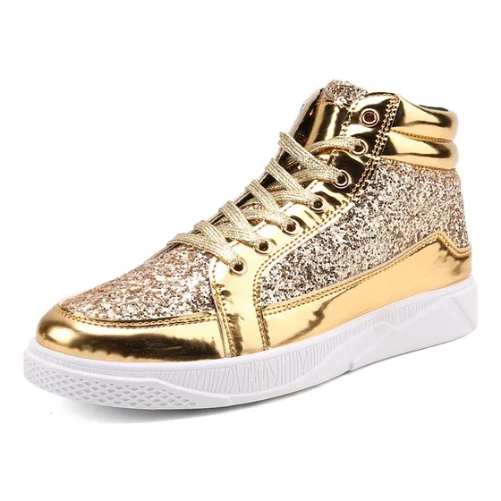 Zapatillas De Deporte De Lona De Tobillo De Moda Para Hombre
