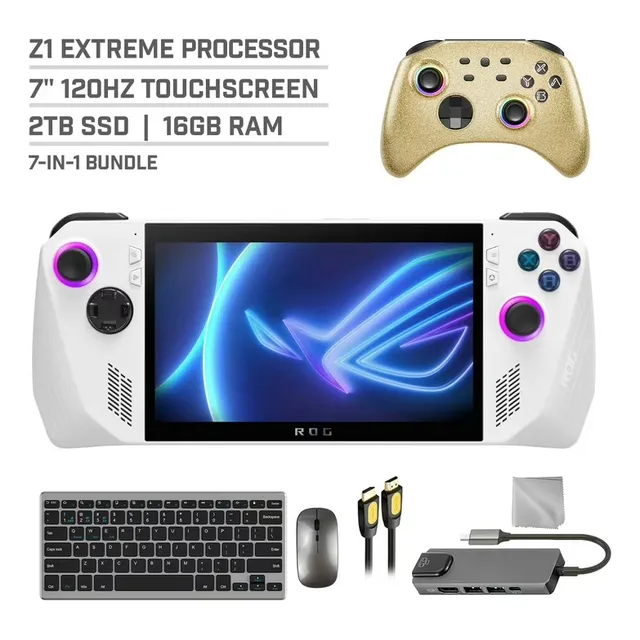 Asus Rog Ally 7 120hz Fhd 1080p Gaming Handheld