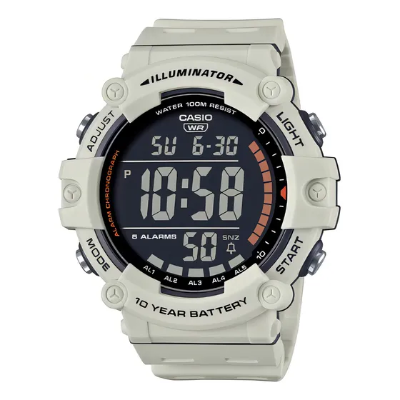 Reloj Casio Ae-1500wh-8a2 Original Color de la correa Blanco