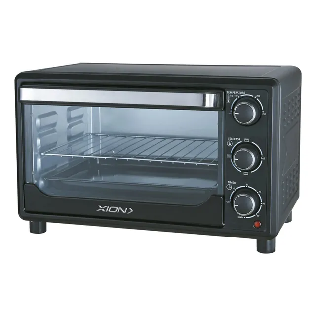 Horno Electrico Xion 25 Litros 1400w Inox Color Negro