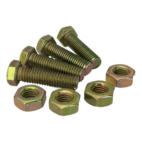 Bulon Hexagonal M5 X 30mm Acero 8.8 Pack X 100 Con Tuercas