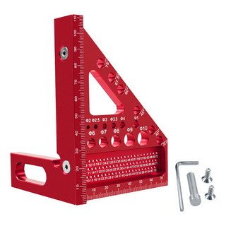 Regla Cuadrada Para Carpintería De Aleación De Aluminio Con Regla Cuadrada Para Carpintería De Aleación De Aluminio Con