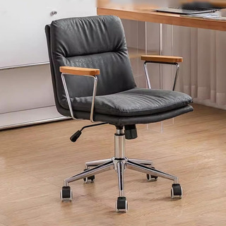 Yckegew Retro Swivel Chair With Wheelsmid Back Ergonomic Yckegew Retro Swivel Chair With Wheelsmid Back Ergonomic