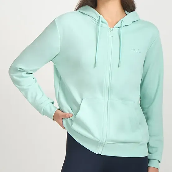 Poleron Mujer Ellesse Celeste Verde