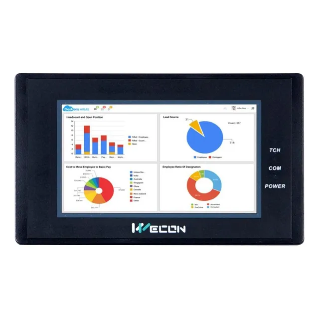 Panel Operador Hmi 4.3'' Rs422/rs485 Usb Wecon