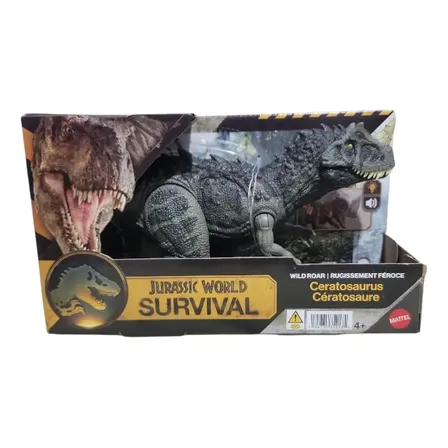 Brinquedo Ceratosaurus Jkl77 Com Som E Luz Mattel