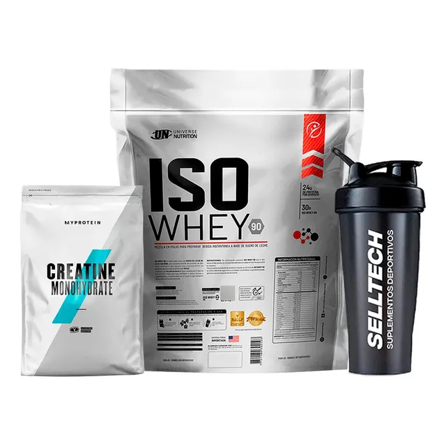 Iso Whey 90 5kg Vainilla+creatina Myprotein 250gr+shaker