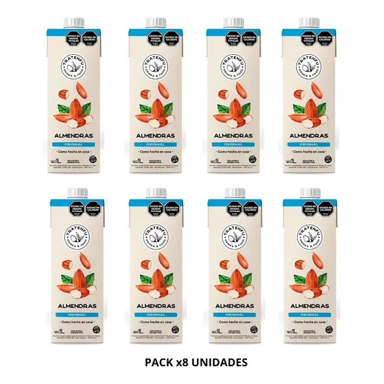 Leche De Almendras Tratenfu Original Caja X 8 Unidades