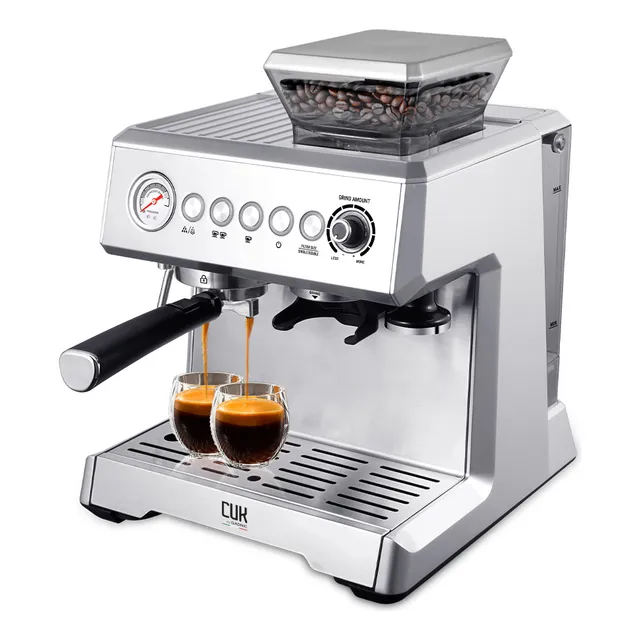Cafetera Expresso Gadnic Venezia 2 Litros Acero Inoxidable 15 Bar 1350 W