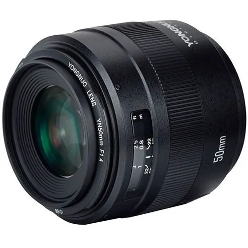 YN50mm F1.4 para cámara Canon con montura EF, enfoque automático, fotograma completo, lente principal estándar