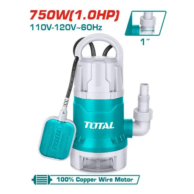 Bomba De Agua Achique Sumergible 1hp Drenaje