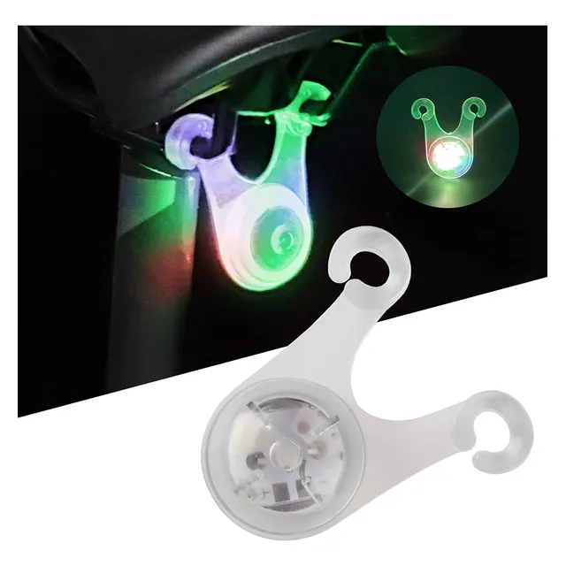 Luz Trasera Estroboscopica Para Bicicleta Color Rojo