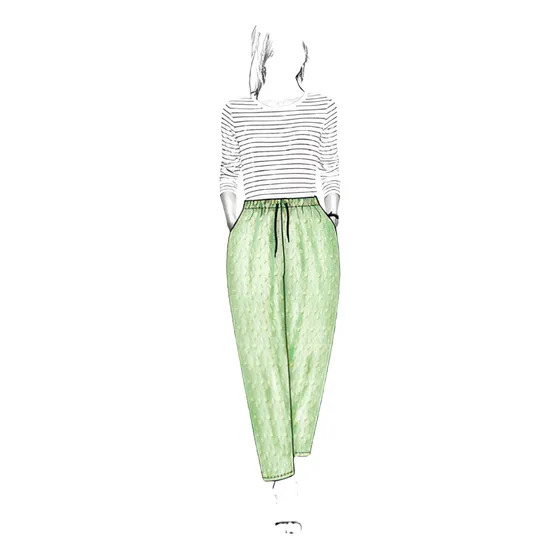 Moldes Únicosé Patrón Pantalones Playa Mujer Papel