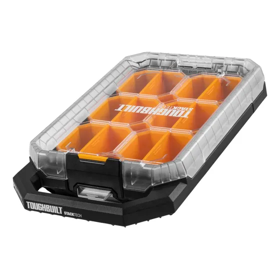 Caja organizadora compacta de bajo perfil Stacktech Toughbuilt