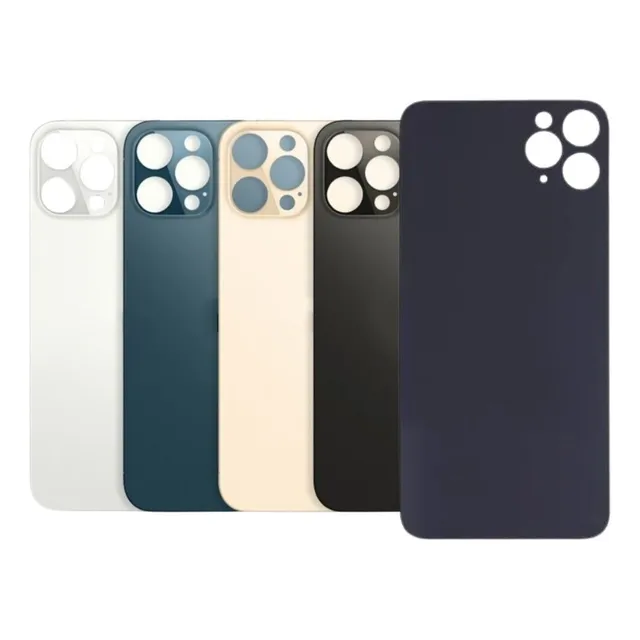 Tapa Trasera Vidrio Compatible Con iPhone 12 Pro Max Logo