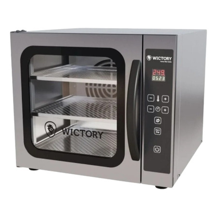 Forno Elétrico Mini Sem Vapor 3 Esteiras Convector Wictory Forno Elétrico Mini Sem Vapor 3 Esteiras Convector Wictory
