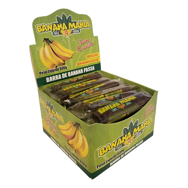 Bananinha Natural Tradicional Zero Açúcar Sem Glúten 30un