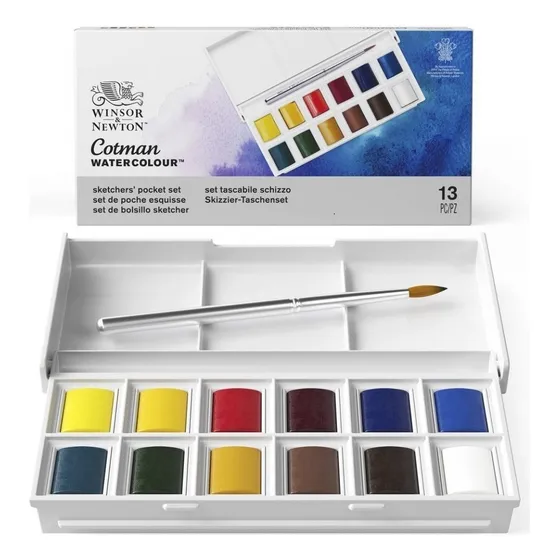 Pintura De Acuarela Winsor & Newton Cotman Sketchersø Pocket