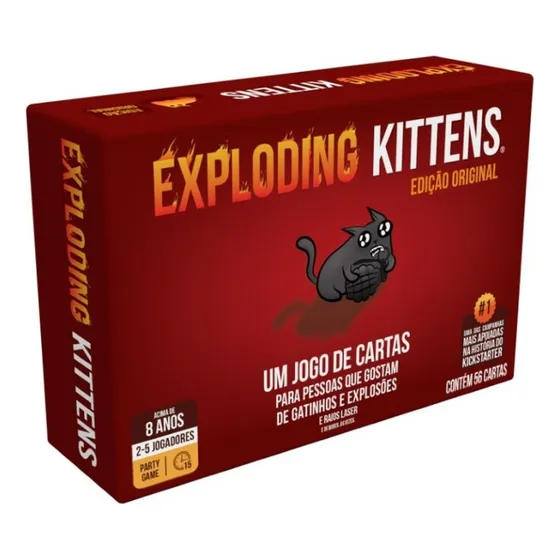 Jogo De Cartas Exploding Kittens - Galápagos
