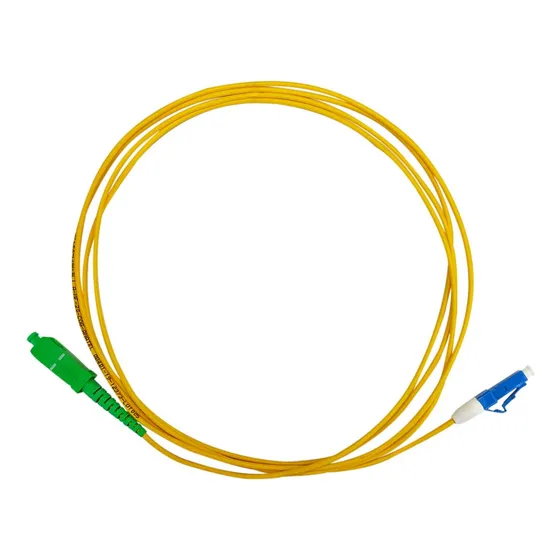 10 Pçs Cordão Óptico Simplex Monomodo Sc-apc Lc-upc 9/125 2m