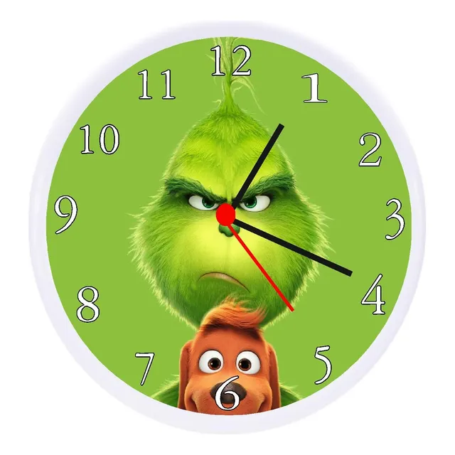 Reloj Pared Grinch Navidad