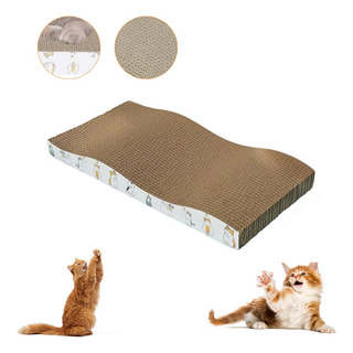 Rascador Para Gatos Wave/rectangular 43cm Carton Corrugado Rascador Para Gatos Wave/rectangular 43cm Carton Corrugado