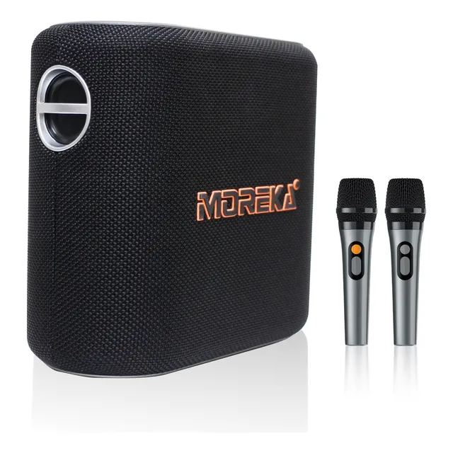 Moreka-a30 80w Bluetooth Bocinas Portatiles-karaoke Portatil Negro