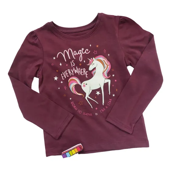 Camisa 365 Kids From Garanimals Unicornio Niñas